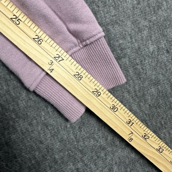 Fila Womens Small Lilac Sweatshirt 100% Cotton Logo Crewneck Casual Lightweight - Picture 9 of 11